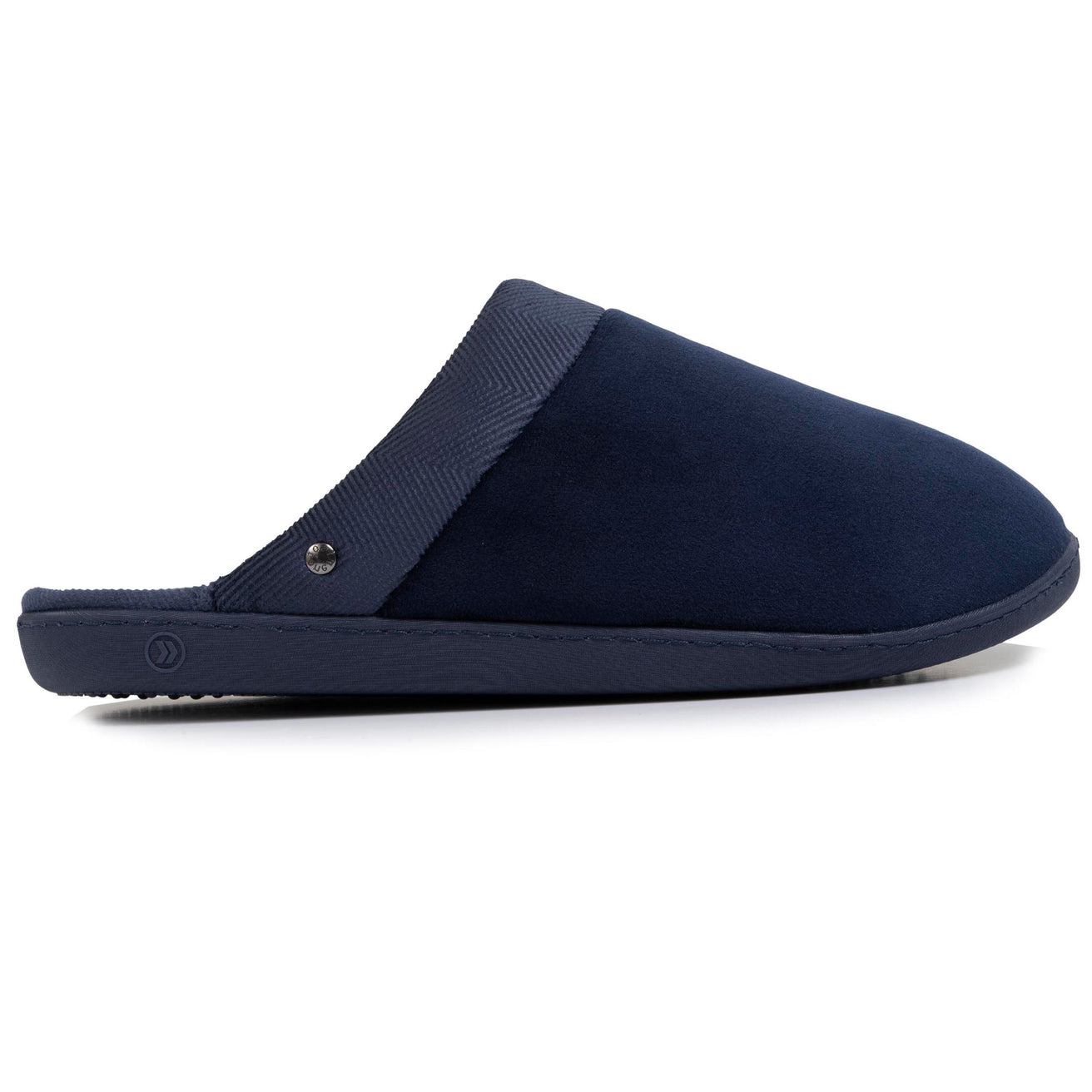 Chaussons mules Homme Marine chevrons