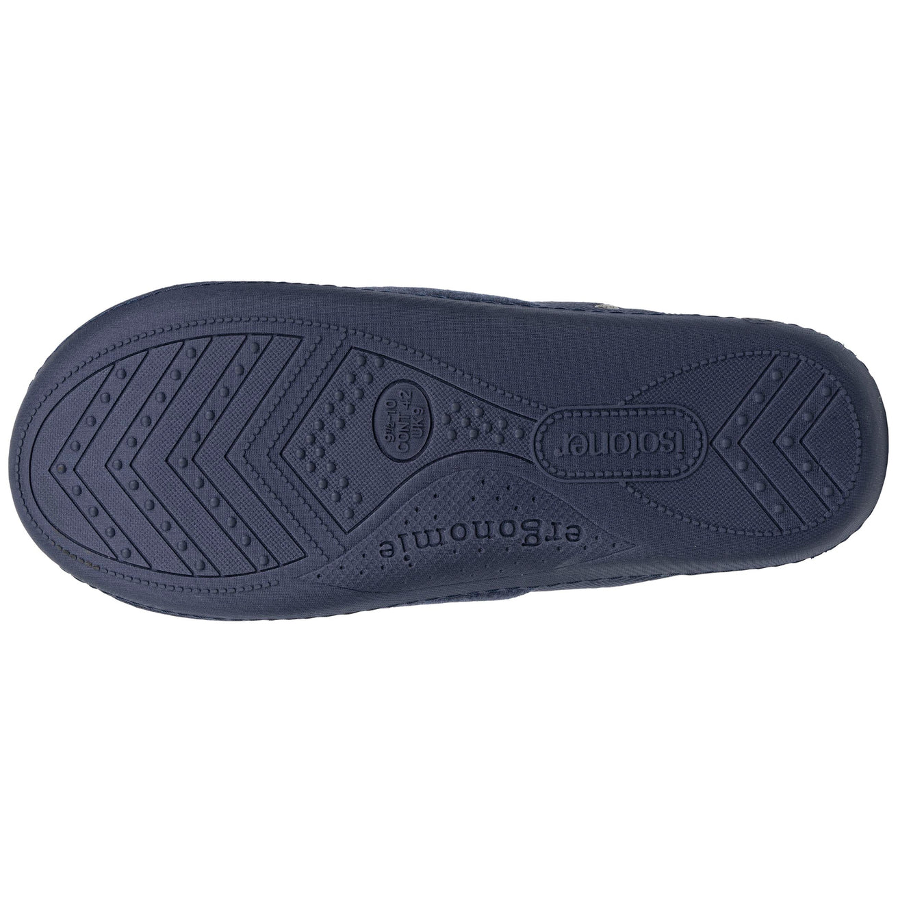 Chaussons mules Homme Marine chiné