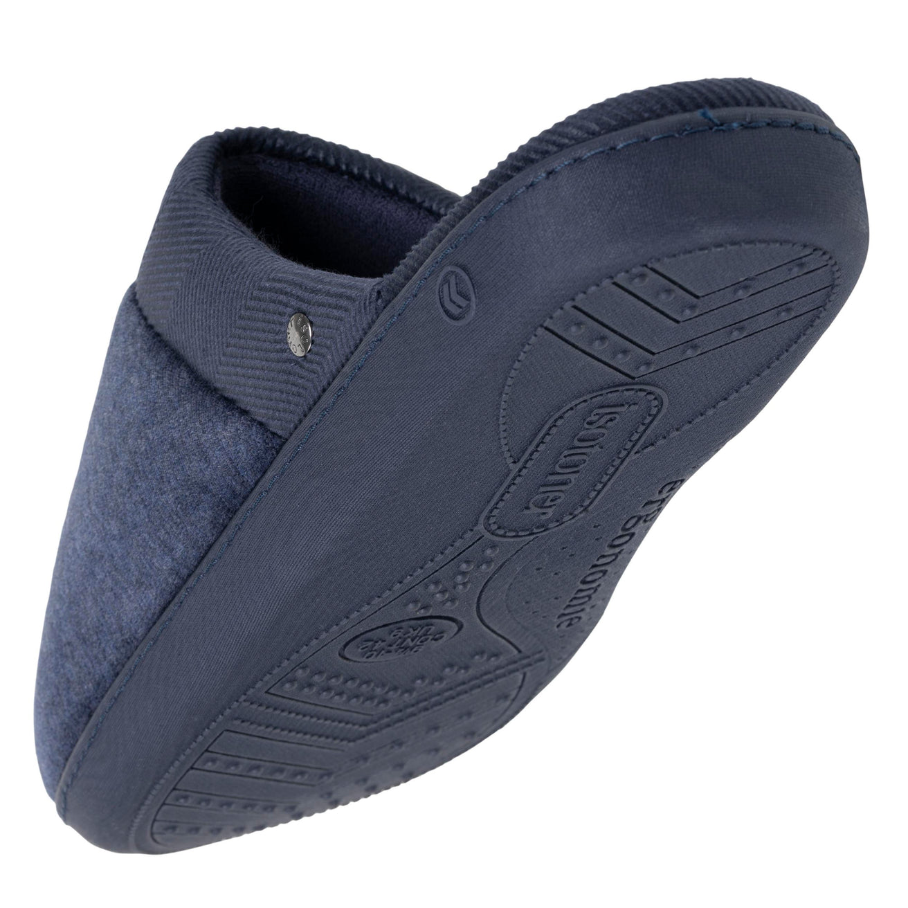 Chaussons mules Homme Marine chiné