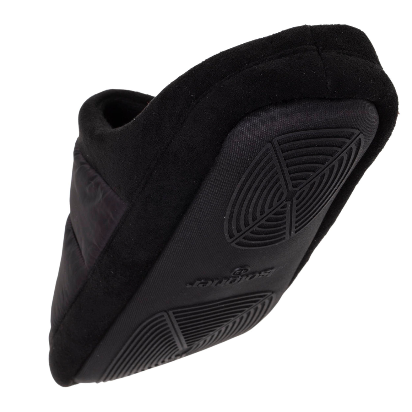 Chaussons mules Homme Noir Matelassé