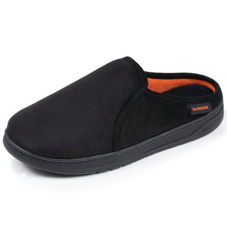 Chaussons mules Homme Noir perforées - Isotoner