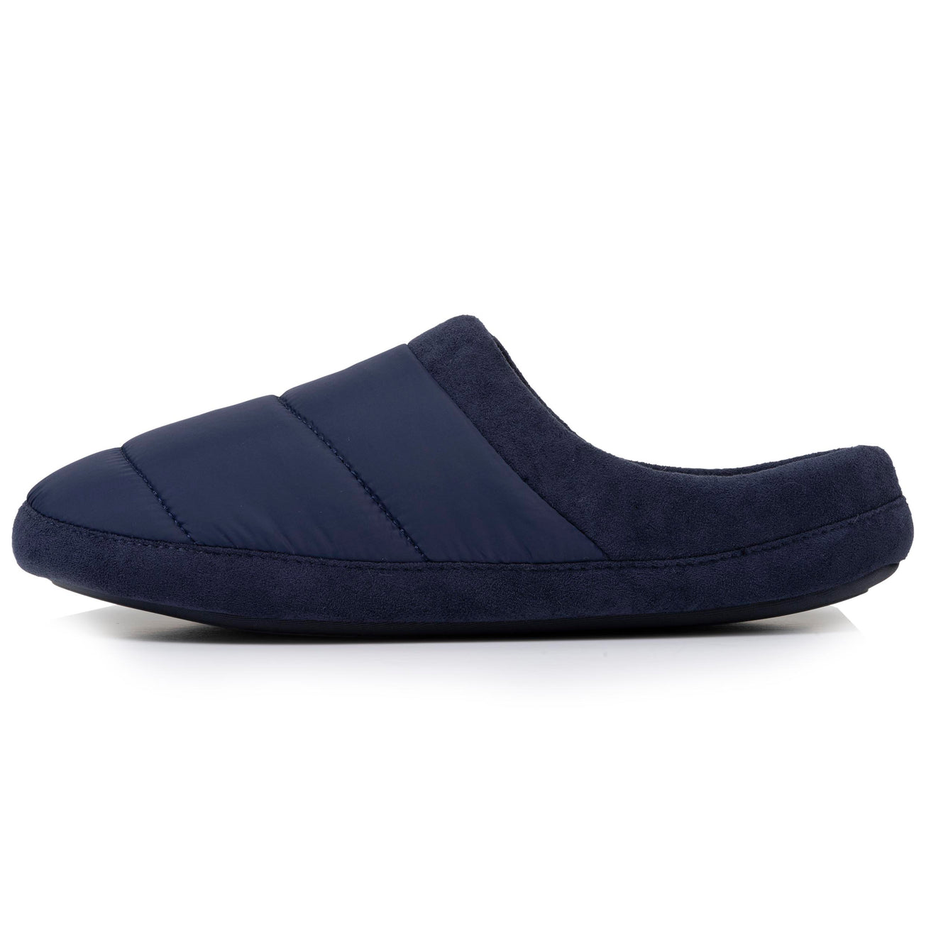Chaussons mules Homme maille stretch Marine