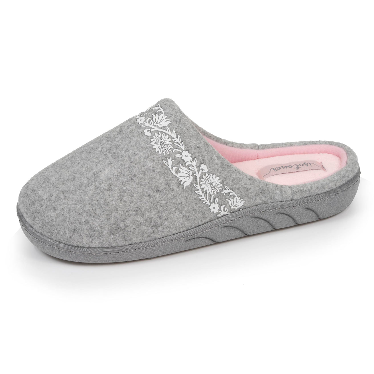 Chaussons mules Junior arabesques Gris chiné
