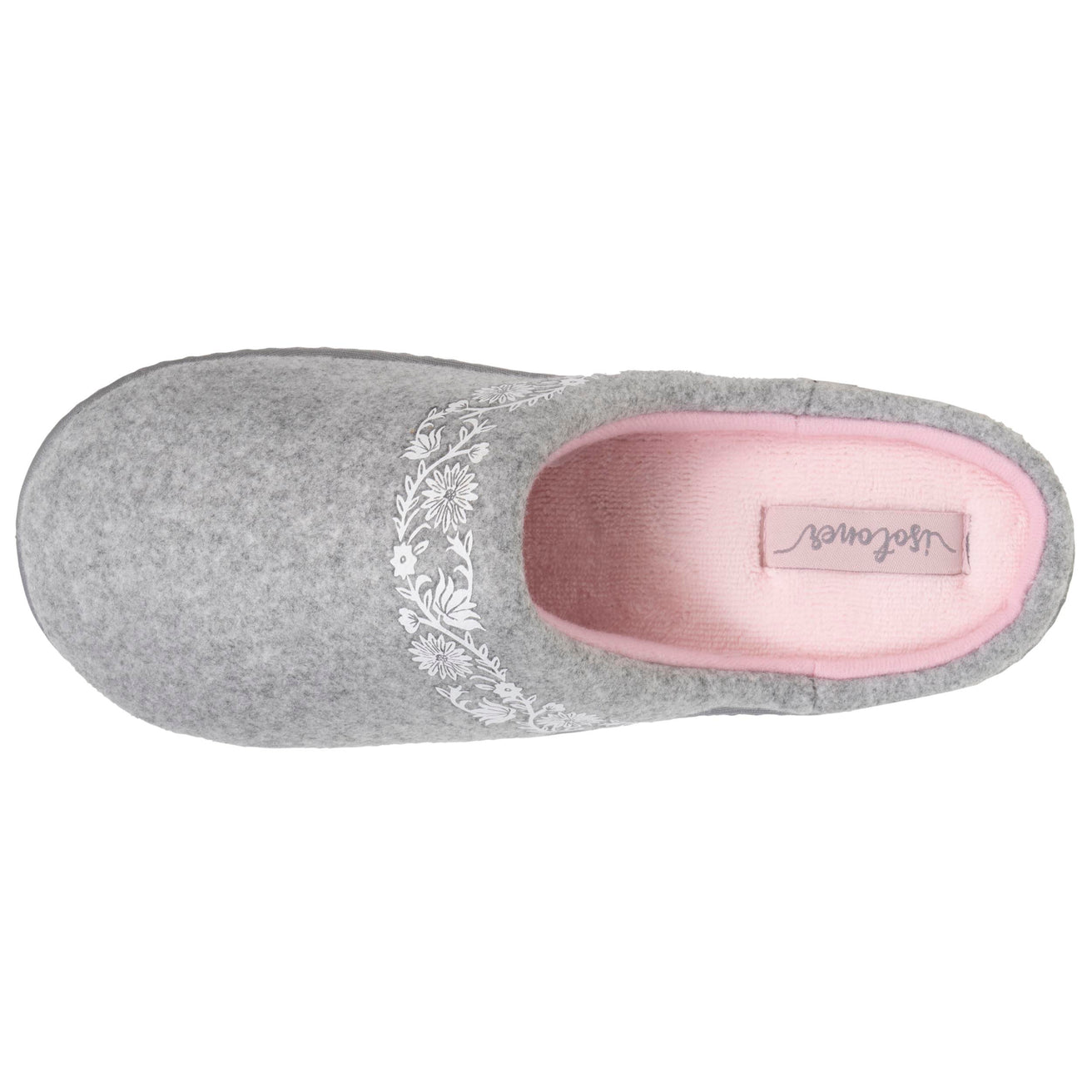 Chaussons mules Junior arabesques Gris chiné