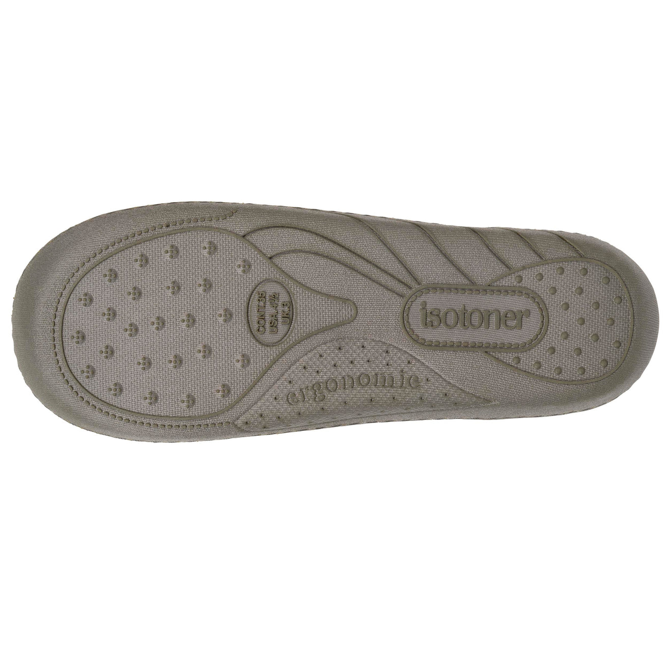 Chaussons mules Junior moto Kaki chiné