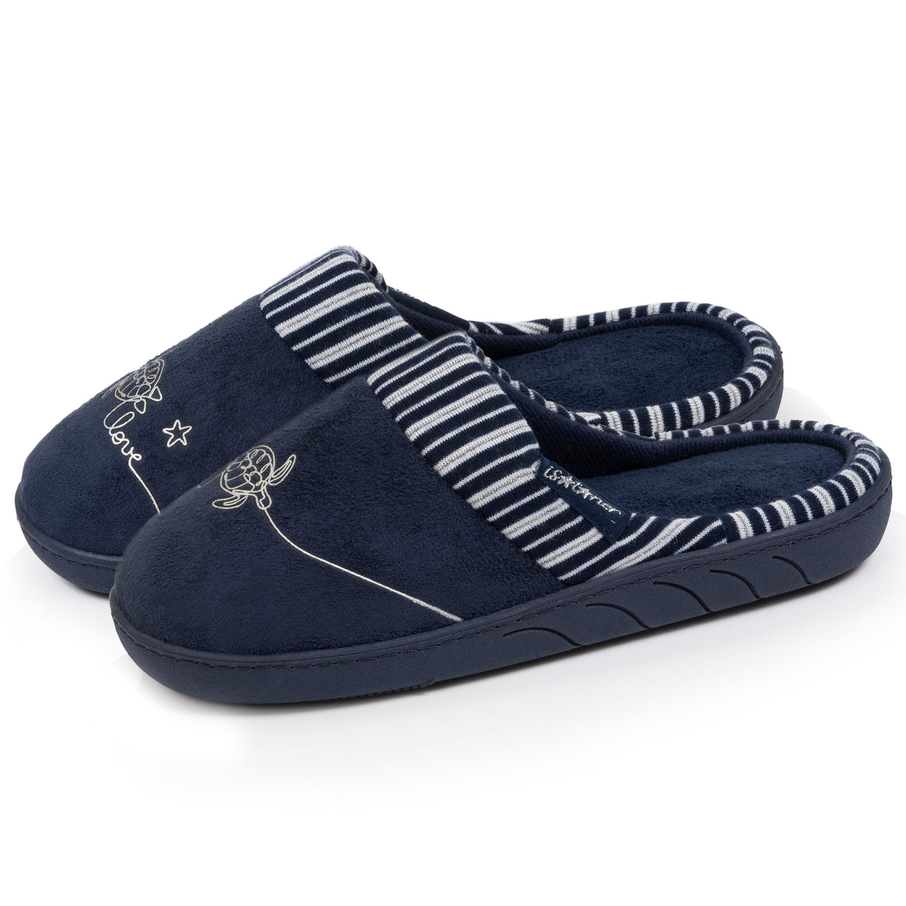 Chaussons mules Junior Marine Tortue