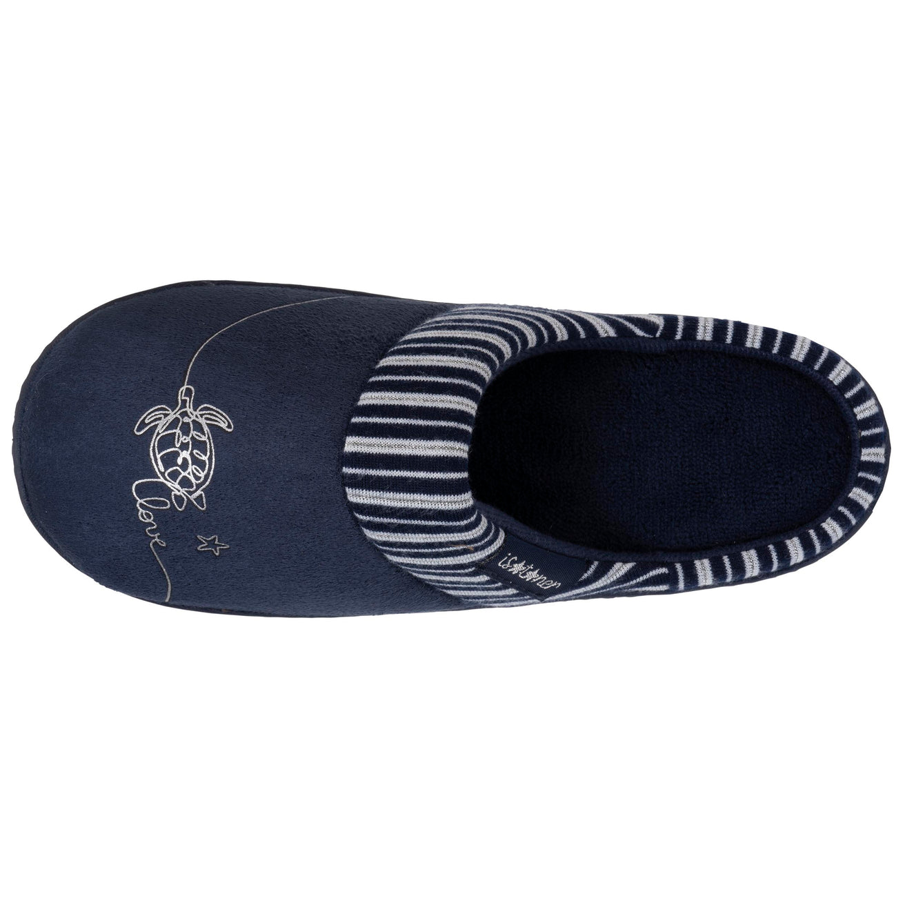 Chaussons mules Junior Marine Tortue