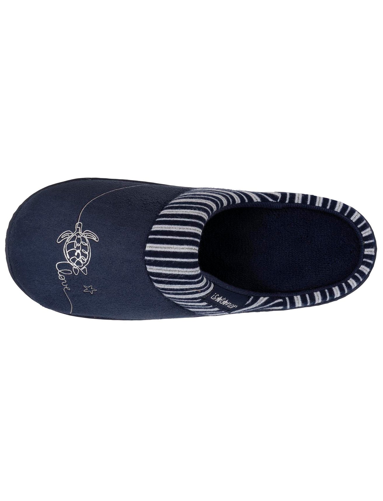 Chaussons mules Junior Marine Tortue