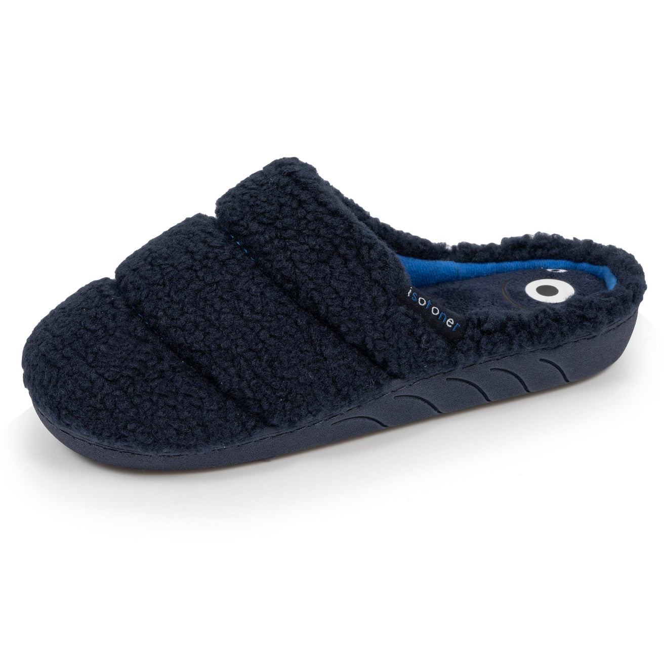 Chaussons mules Junior Marine matelassé