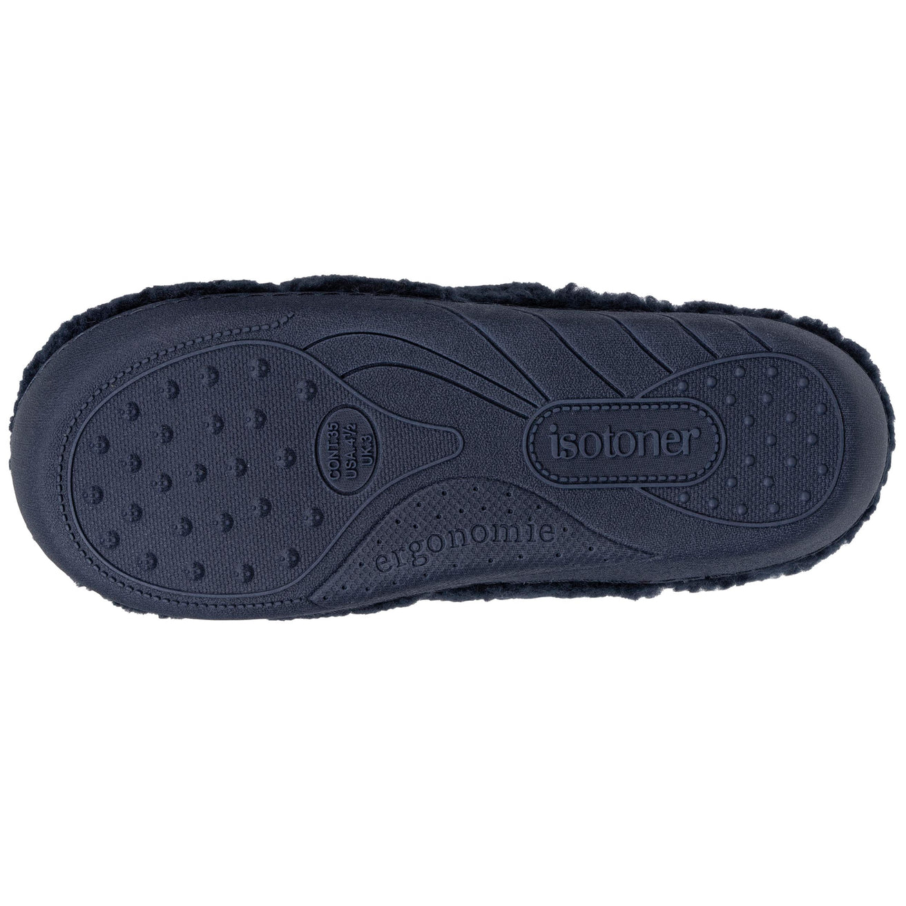 Chaussons mules Junior Marine matelassé