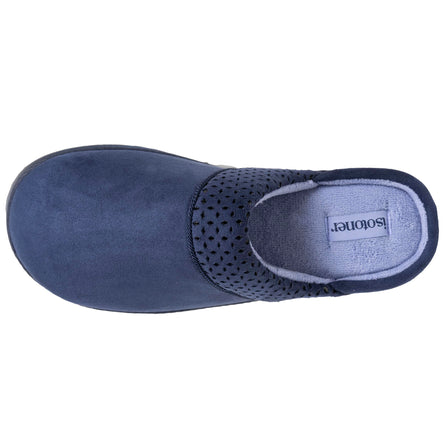 Chaussons mules crantées Femme Marine - Isotoner