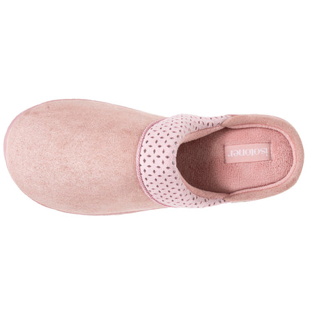 Chaussons mules crantées Femme Rose - Isotoner