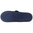 Zapatillas de casa ergonómicas Mujer Lazo gráfico azul marino