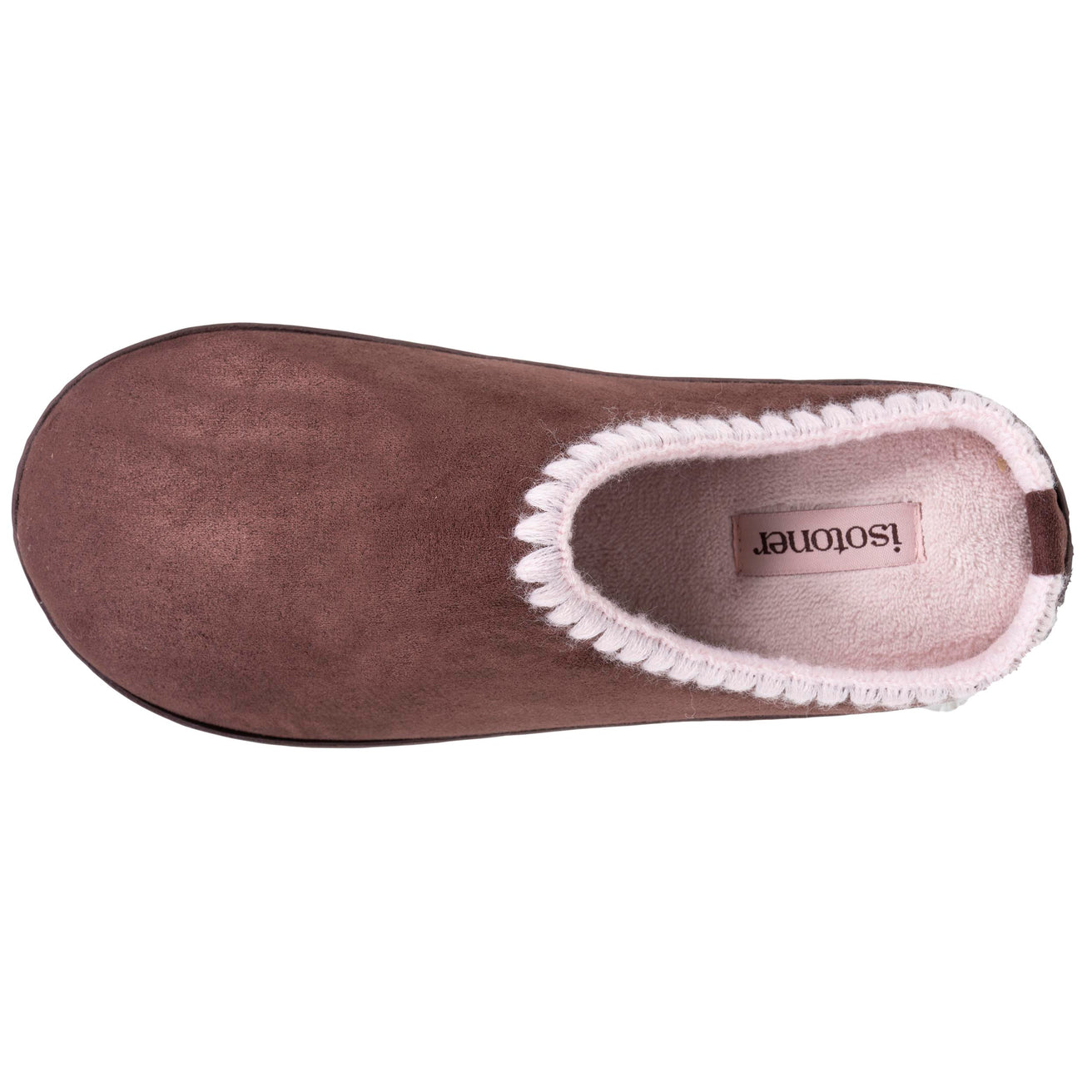 Chaussons mules plateforme Femme Cachou