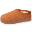 Zapatillas de casa chinelas plataforma Mujer Camel