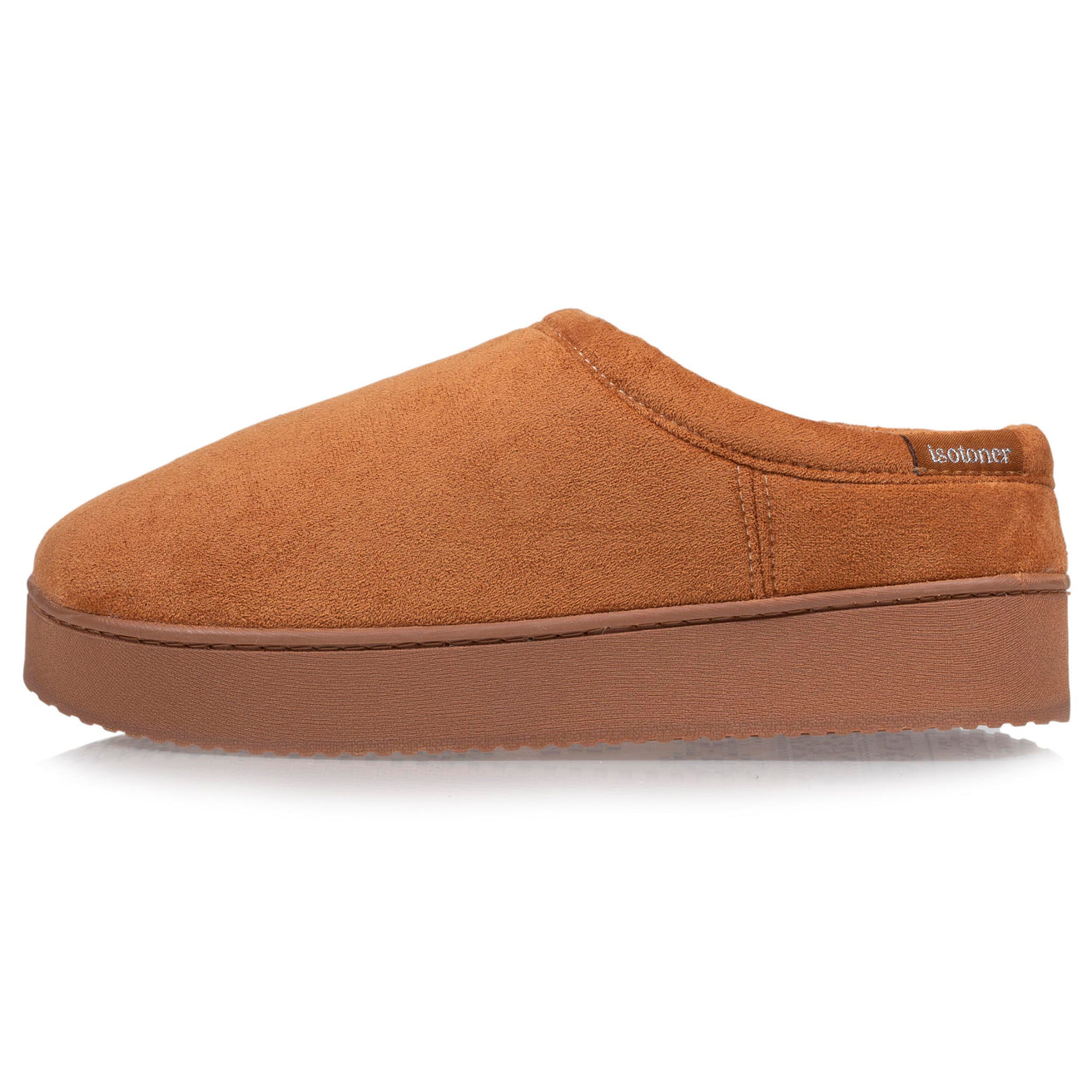 Zapatillas de casa chinelas plataforma Mujer Camel