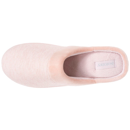Chaussons mules talon Femme Blush bande velours - Isotoner