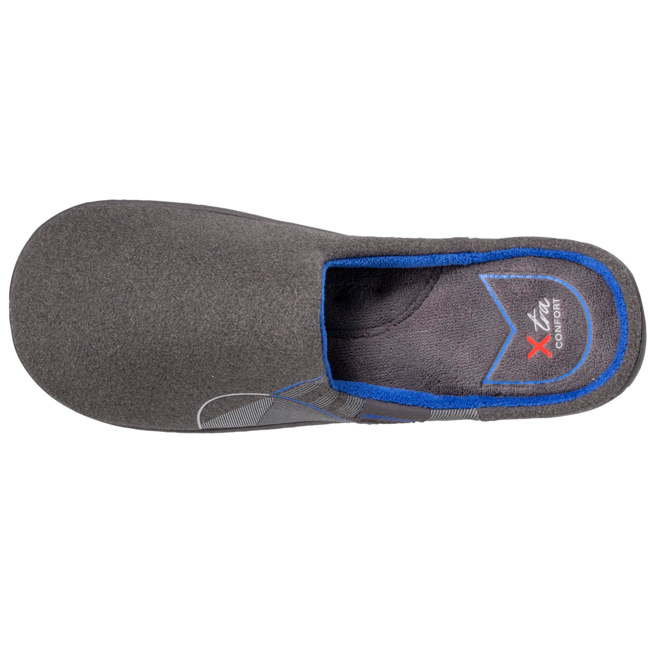 Chaussons mules XTRA confort Homme Gris