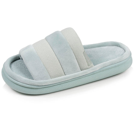 Chaussons sandales Femme BLOUP Vert amande - Isotoner