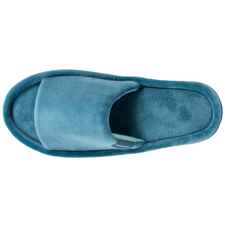 Chaussons sandales plateforme Femme Bleu canard - Isotoner