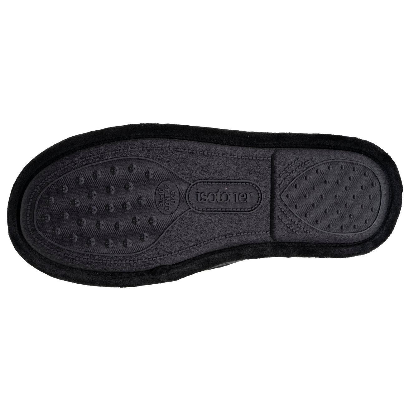 Chaussons sans-gênes Homme Noir tartan