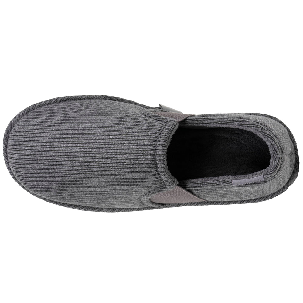 Zapatillas de casa sin molestias Hombre Rayas gris - Isotoner