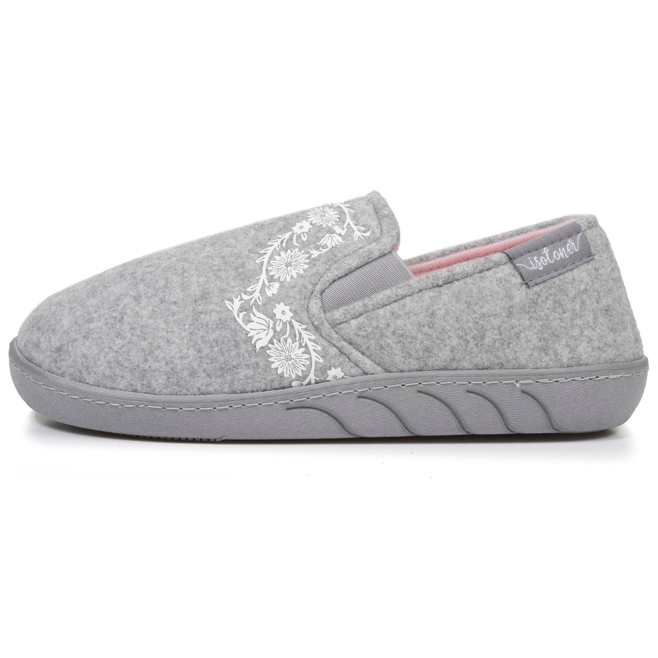 Chaussons sans-gênes Junior arabesques Gris chiné