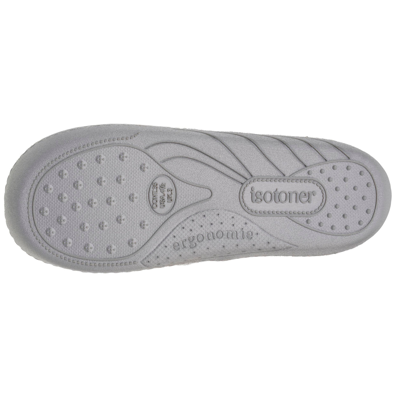Chaussons sans-gênes Junior arabesques Gris chiné