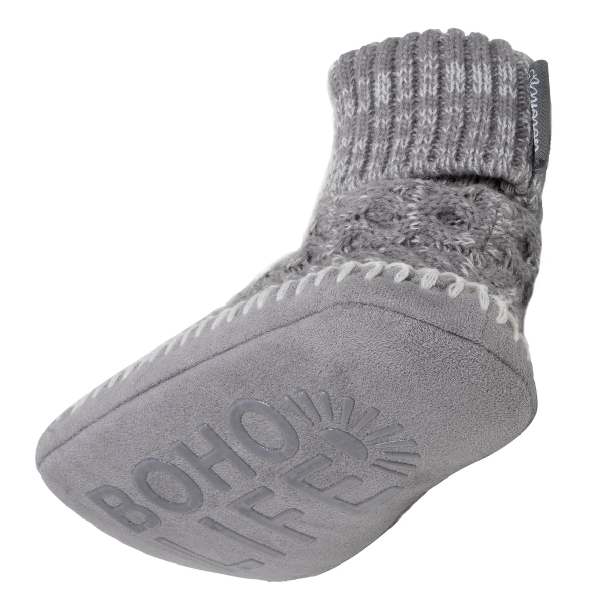 Zapatillas de casa escandinavas Mujer malla Gris