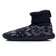 Chaussons scandinaves Homme Jacquard marine