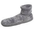 Chaussons scandinaves Homme maille Gris chiné