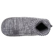 Chaussons scandinaves Homme maille Gris chiné