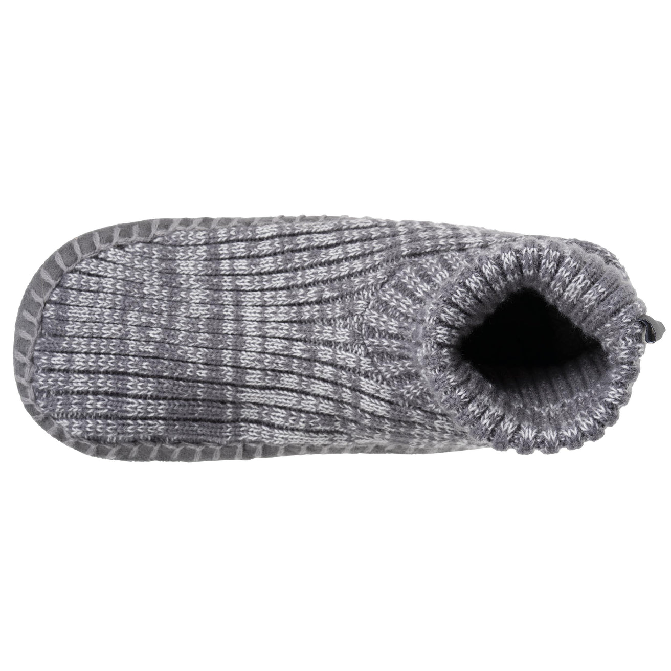 Chaussons scandinaves Homme maille Gris chiné