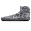 Chaussons scandinaves Homme maille Gris chiné