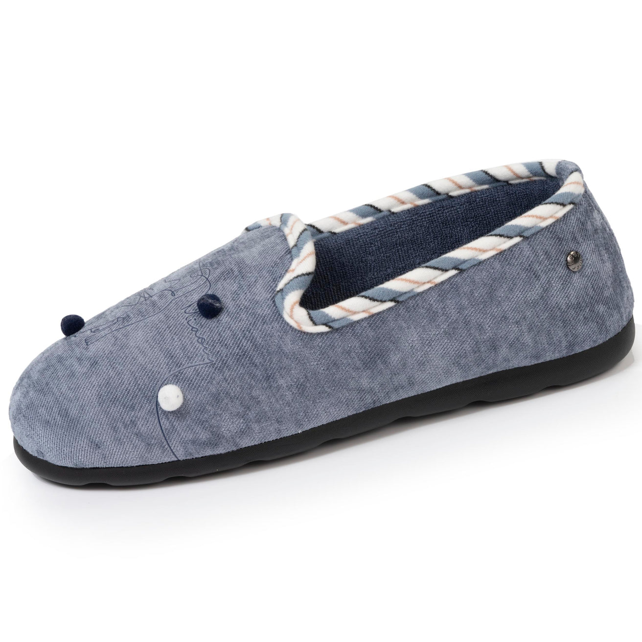 Chaussons slippers Femme Bleu denim