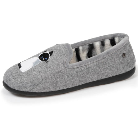 Chaussons slippers Femme Gris - Isotoner