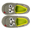 Chaussons slippers Garçon Dinosaure Kaki chiné