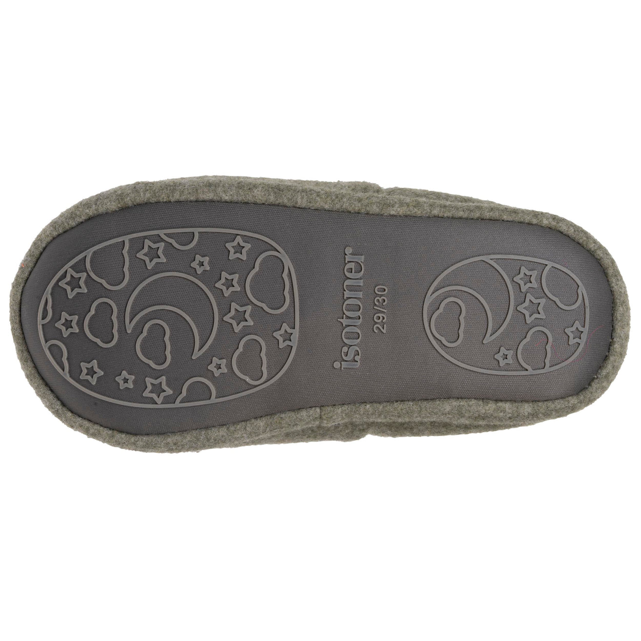 Chaussons slippers Garçon Dinosaure Kaki chiné