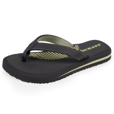 Chaussures Tongs Enfant confort Gris/Vert - Isotoner