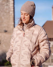 Chaquetón Mujer mangas largas Beige