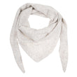 Echarpe Bandana triangle Femme Maille Beige