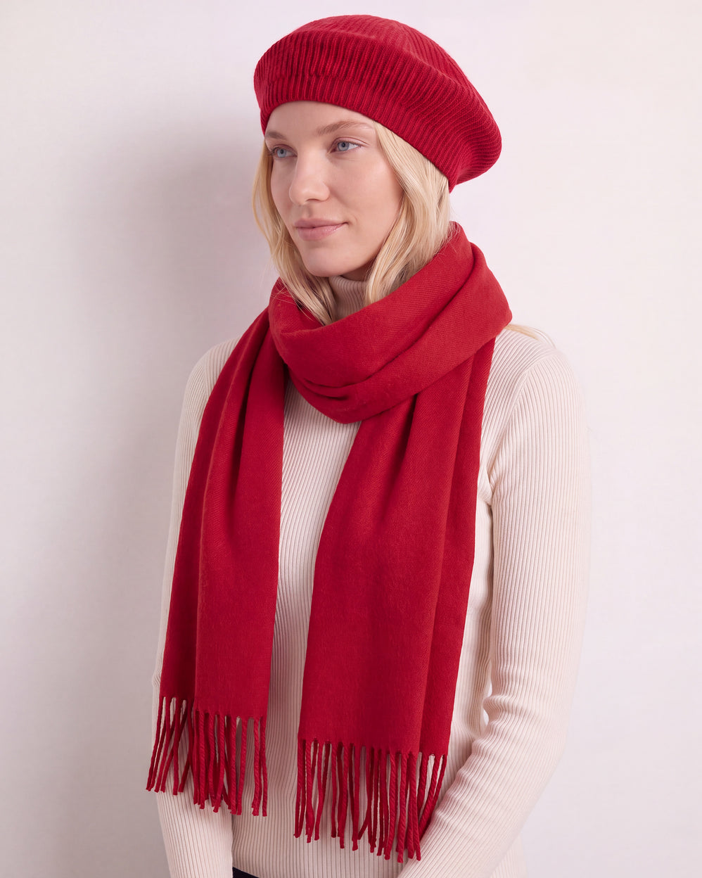 Écharpe plaid Femme Ultra-doux Rouge - Isotoner