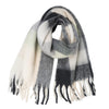 Echarpe-plaid-Femme-avec-franges-Beige-Gris-Isotoner-86047_GVE_1