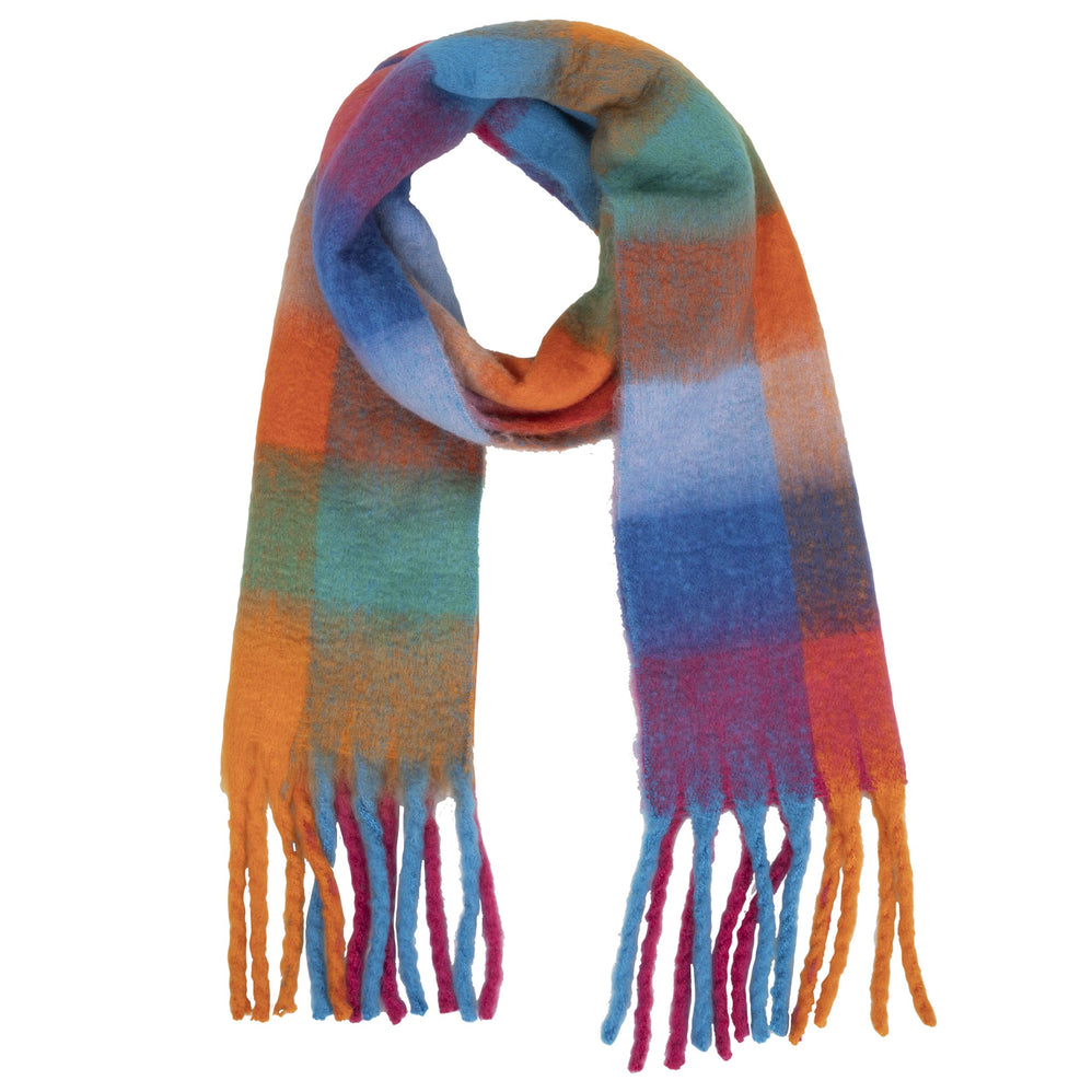 Bufanda Mujer con flecos Multicolor - Isotoner