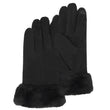 Gants Femme compatible écrans tactiles laine Noir