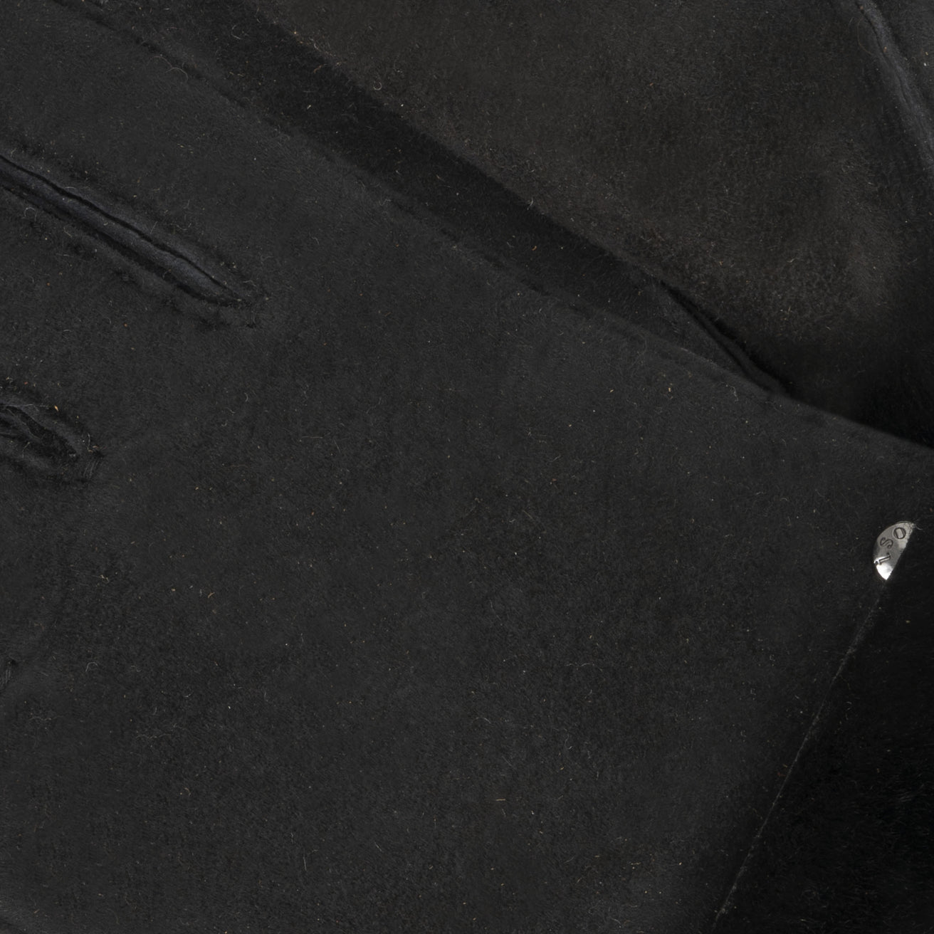 Gants Femme cuir/fourrure chaud Noir