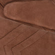 Gants Femme tactiles cuir velours Cognac