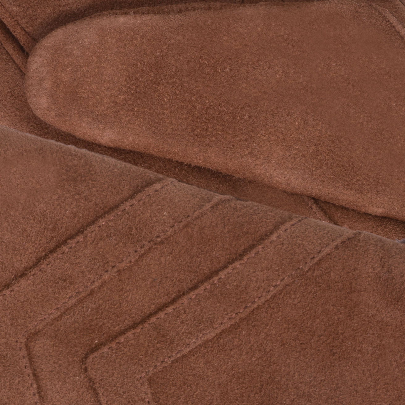 Gants Femme tactiles cuir velours Cognac