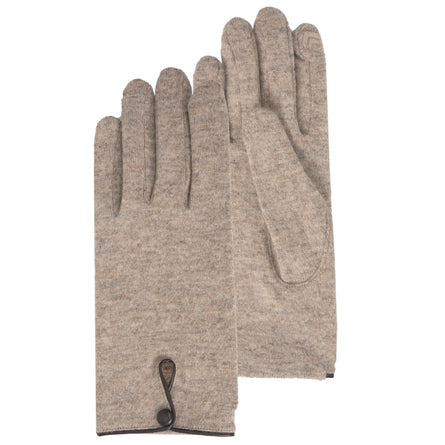 Gants Femme tactiles en laine Beige - Isotoner