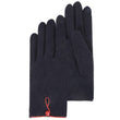 Gants Femme tactiles en laine Marine